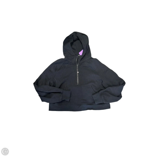 Sweatshirt Hoodie By Lululemon In Black, Size: M