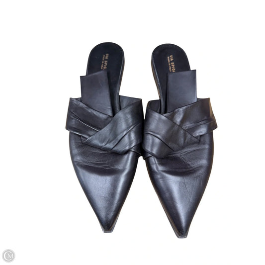 Shoes Flats By Via Spiga In Black, Size: 9