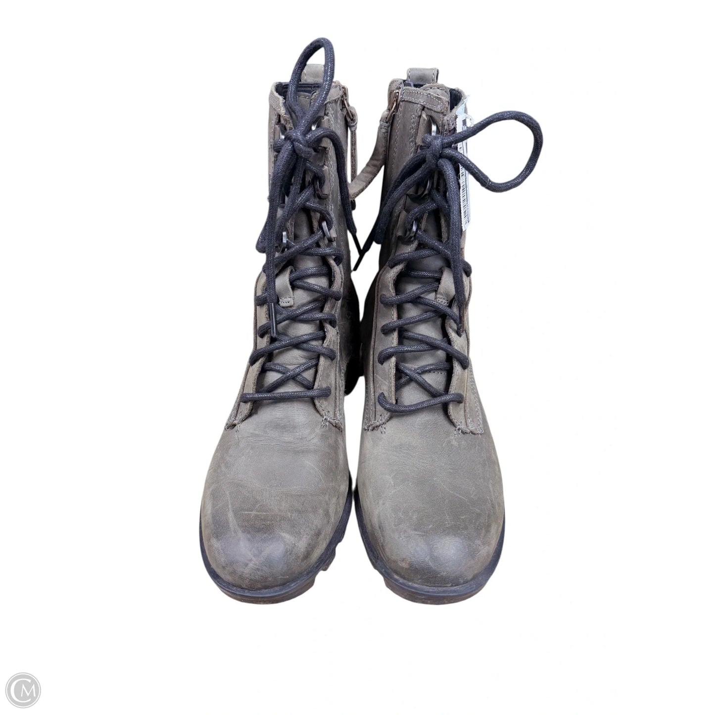 Boots Ankle Heels By Sorel In Green, Size: 9