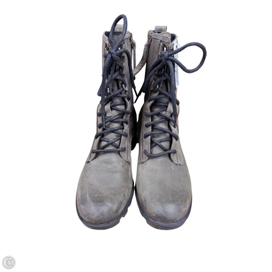 Boots Ankle Heels By Sorel In Green, Size: 9