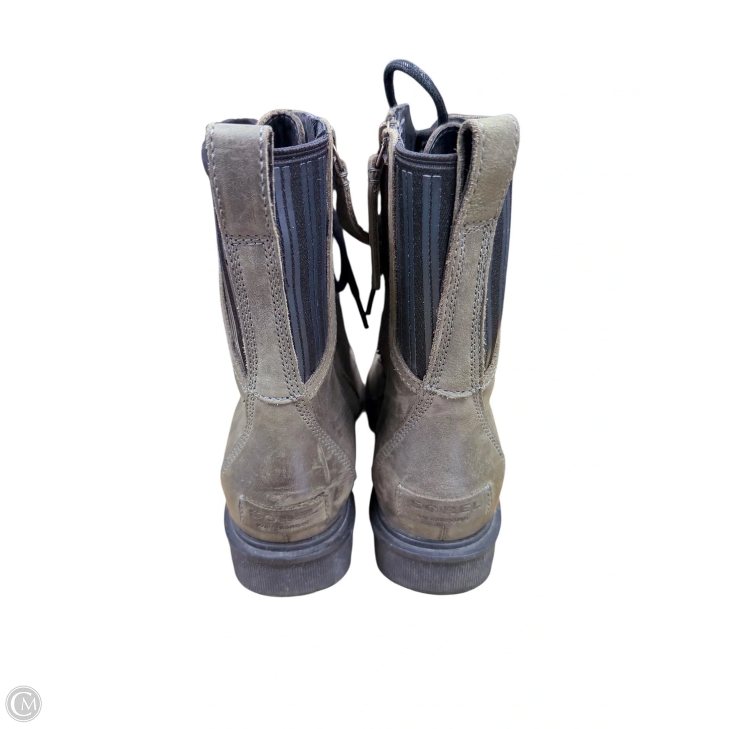 Boots Ankle Heels By Sorel In Green, Size: 9