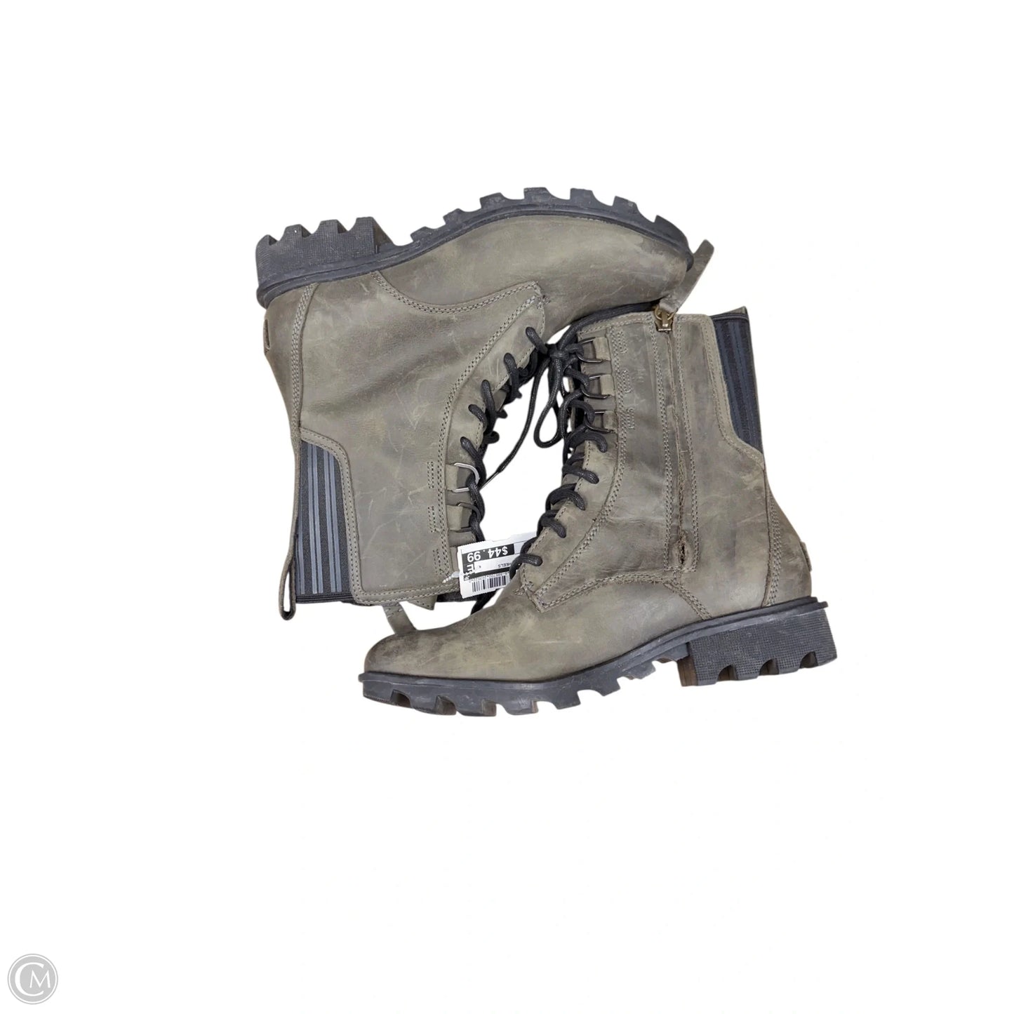 Boots Ankle Heels By Sorel In Green, Size: 9