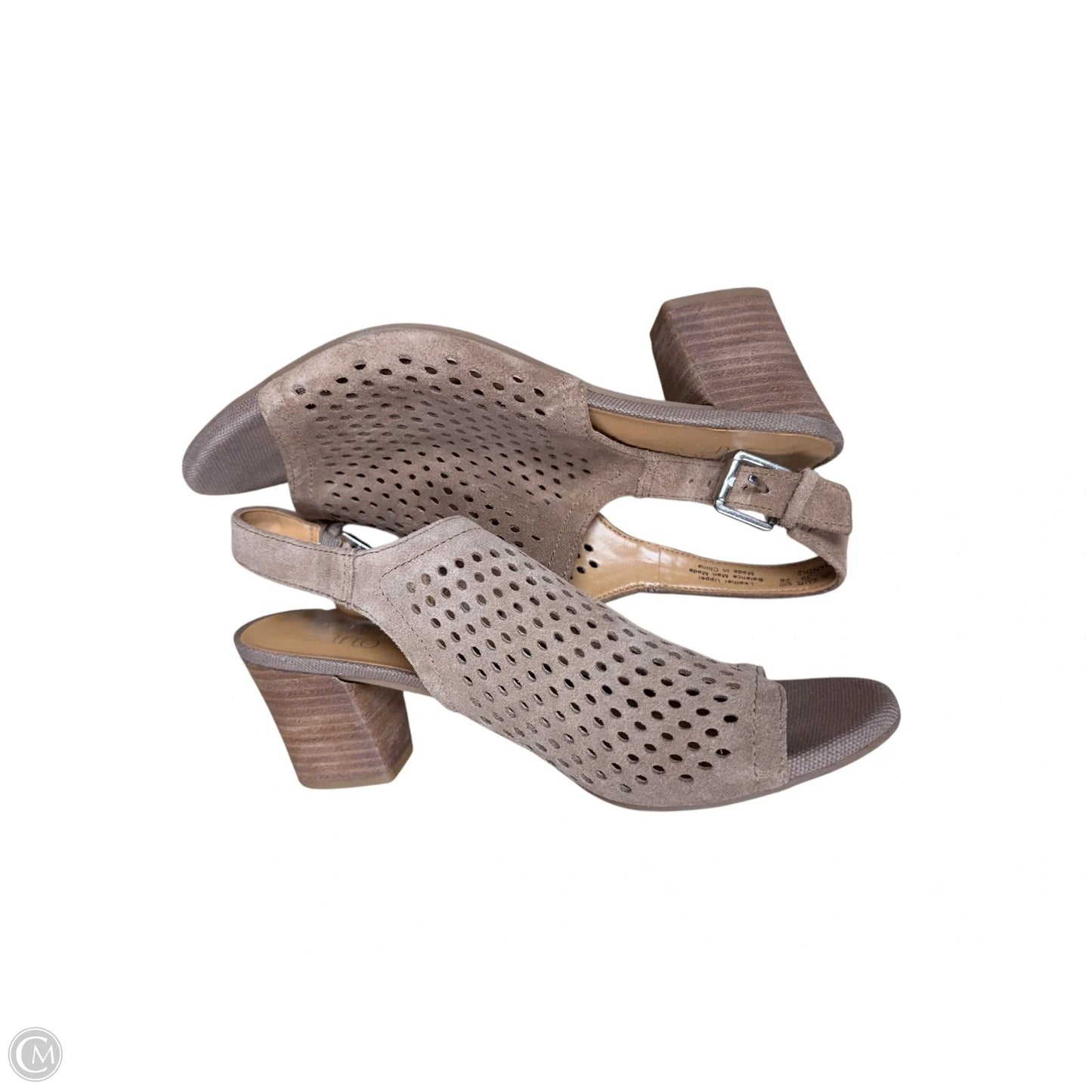 Shoes Heels Block By Franco Sarto In Tan, Size: 9