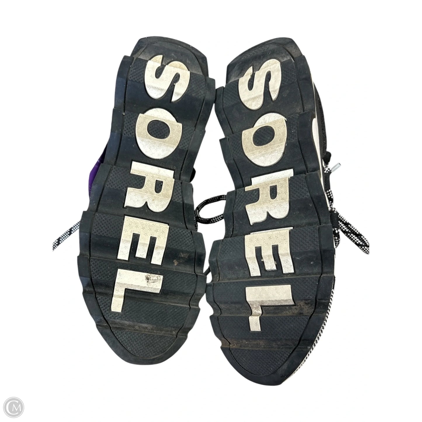 Shoes Athletic By Sorel In Black & Cream, Size: 9
