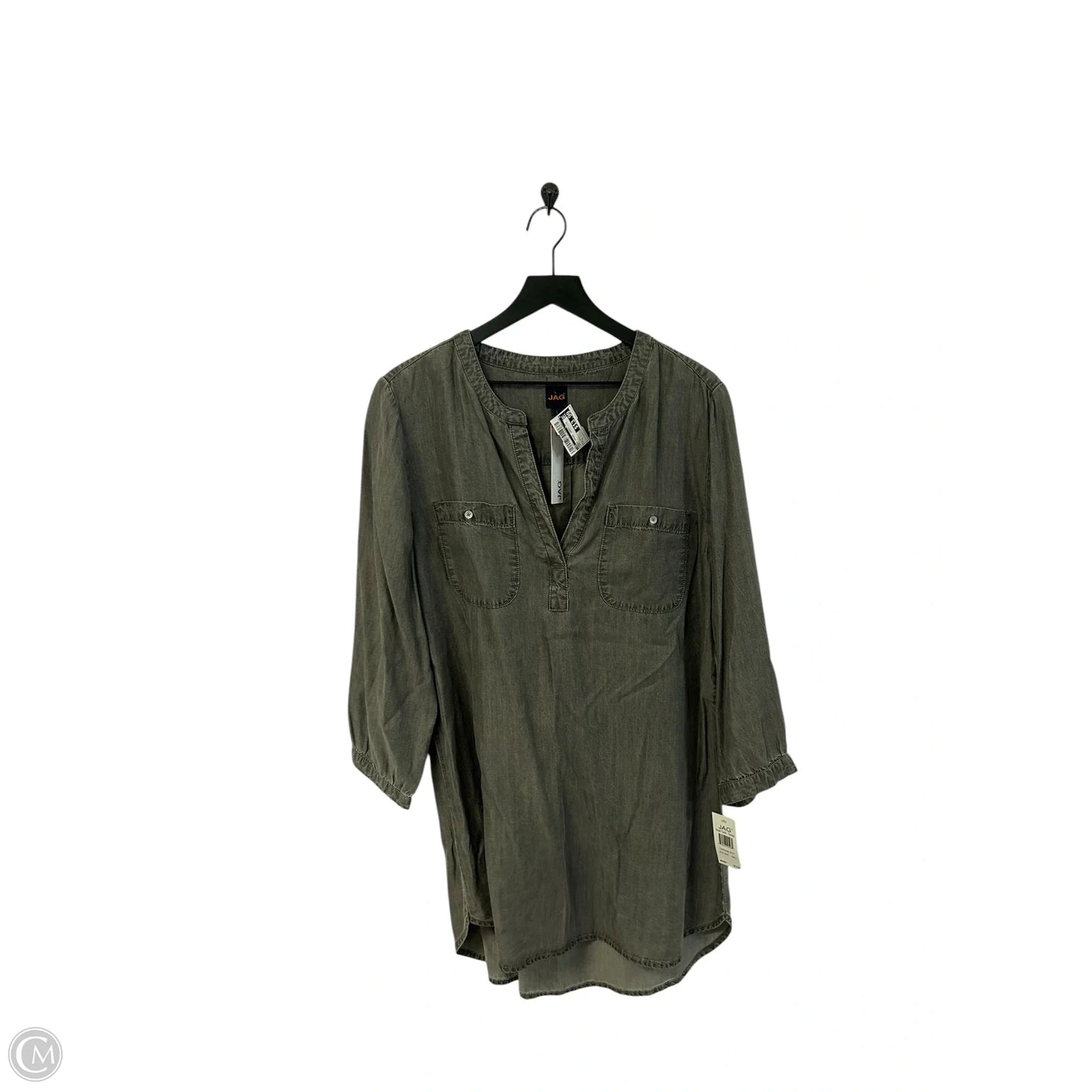 Dress Casual Short By Jag In Grey, Size: L