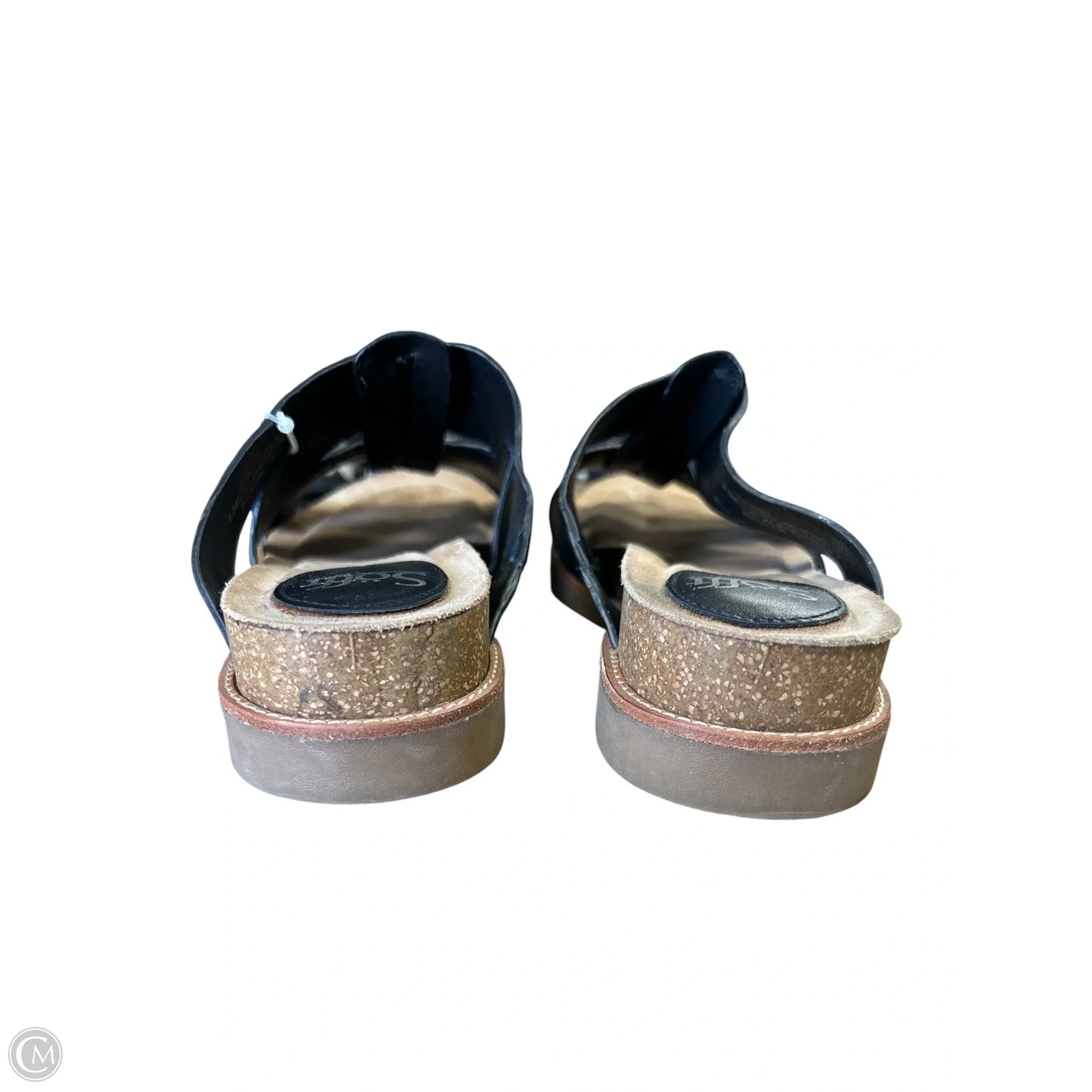 Sandals Flats By Sofft In Black, Size: 8.5