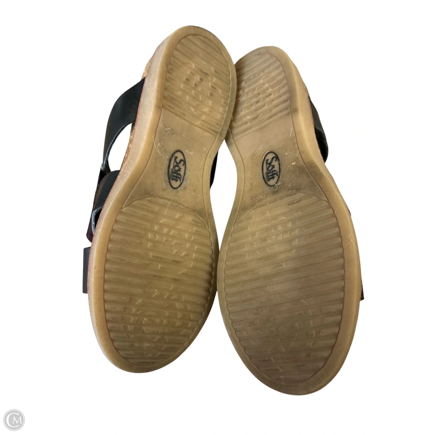 Sandals Flats By Sofft In Black, Size: 8.5
