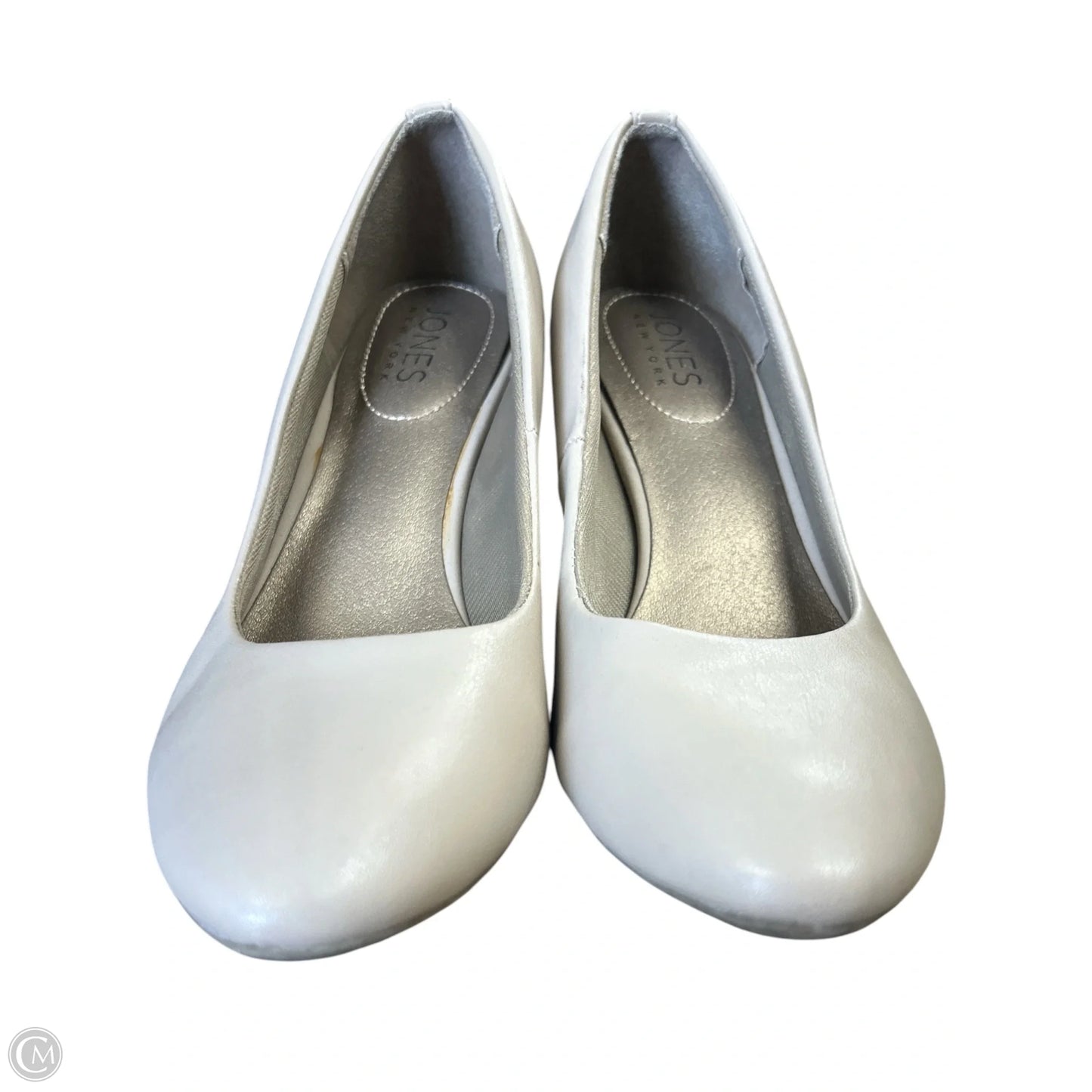 Shoes Heels Kitten By Jones New York In Taupe, Size: 8