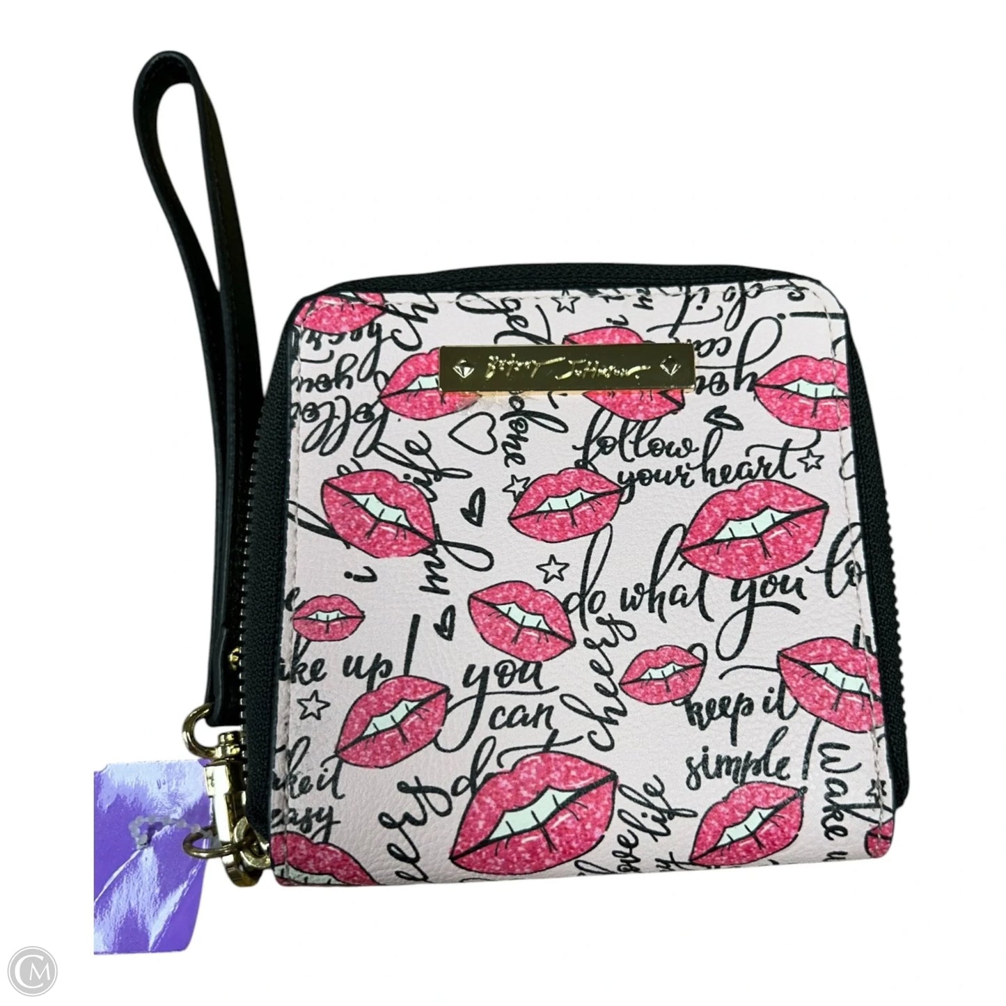 Wristlet By Betsey Johnson, Size: Medium
