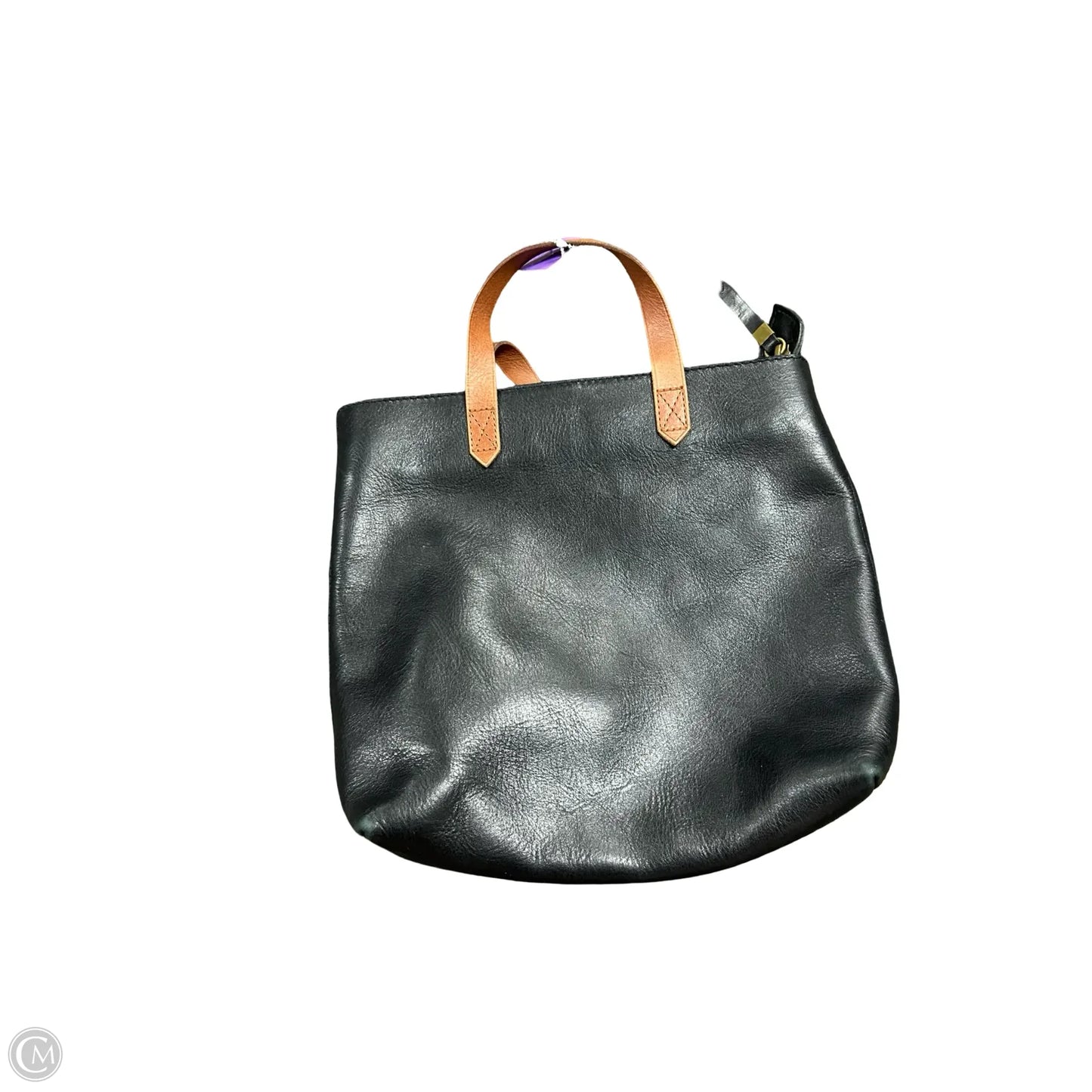 Handbag Leather By Madewell, Size: Small