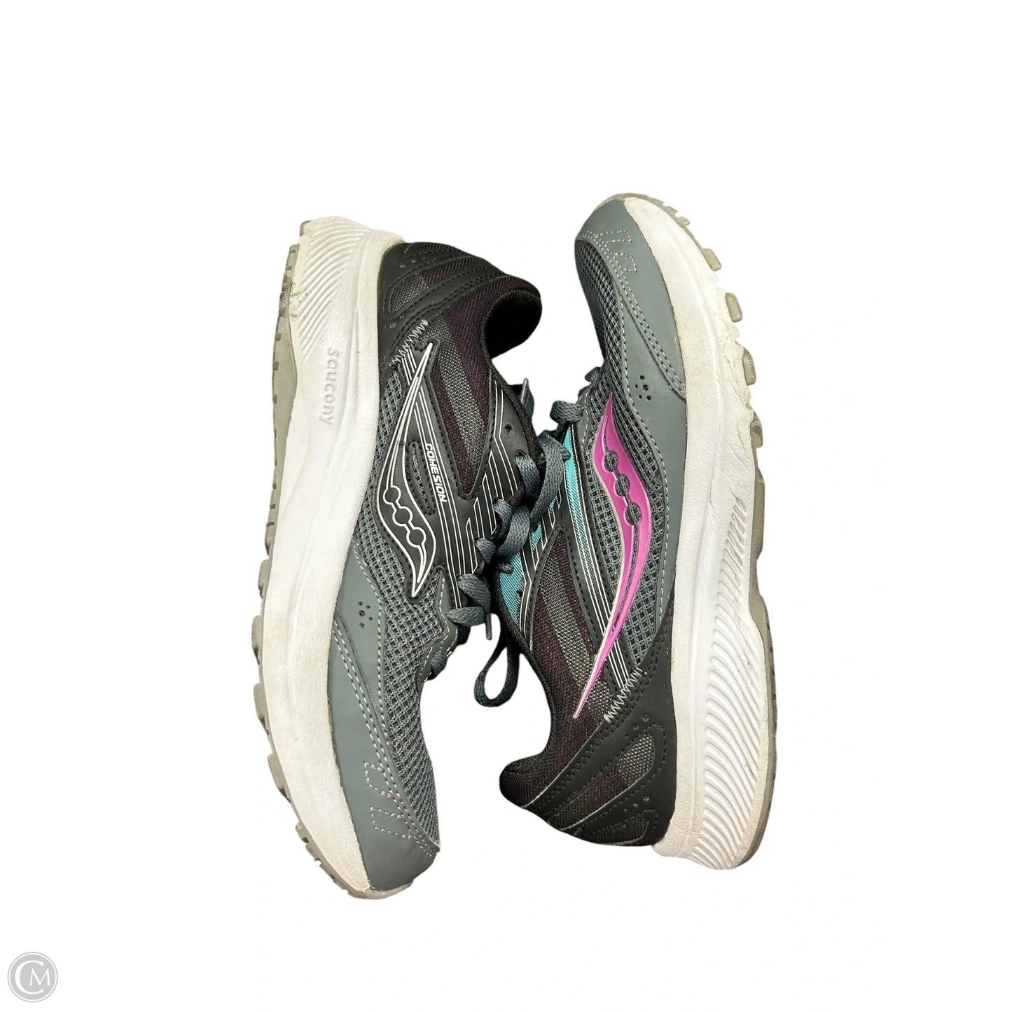 Shoes Athletic By Sacouny In Grey, Size: 8.5