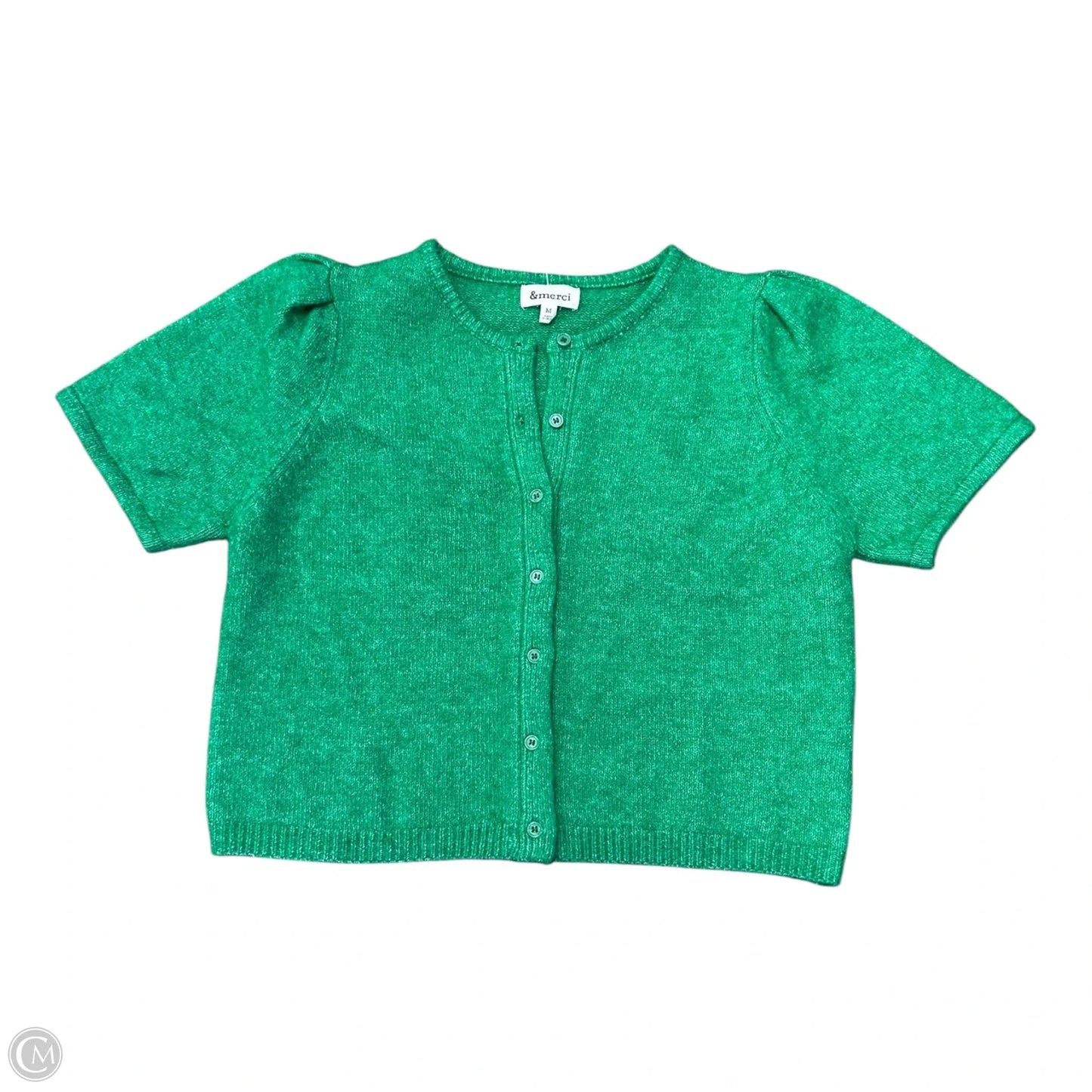 Sweater Short Sleeve By &merci In Green, Size: M