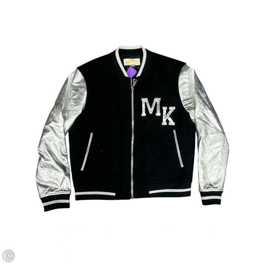 Coat Other By Michael By Michael Kors In Black & Silver, Size: S
