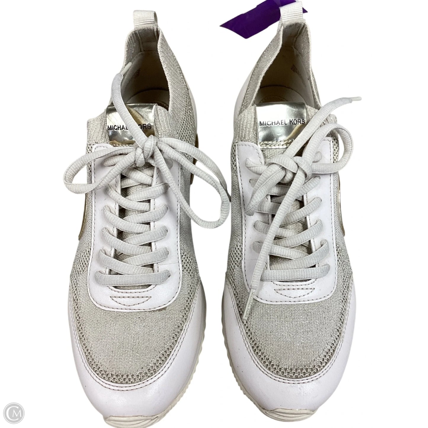 Shoes Sneakers By Michael By Michael Kors In Cream, Size: 8.5