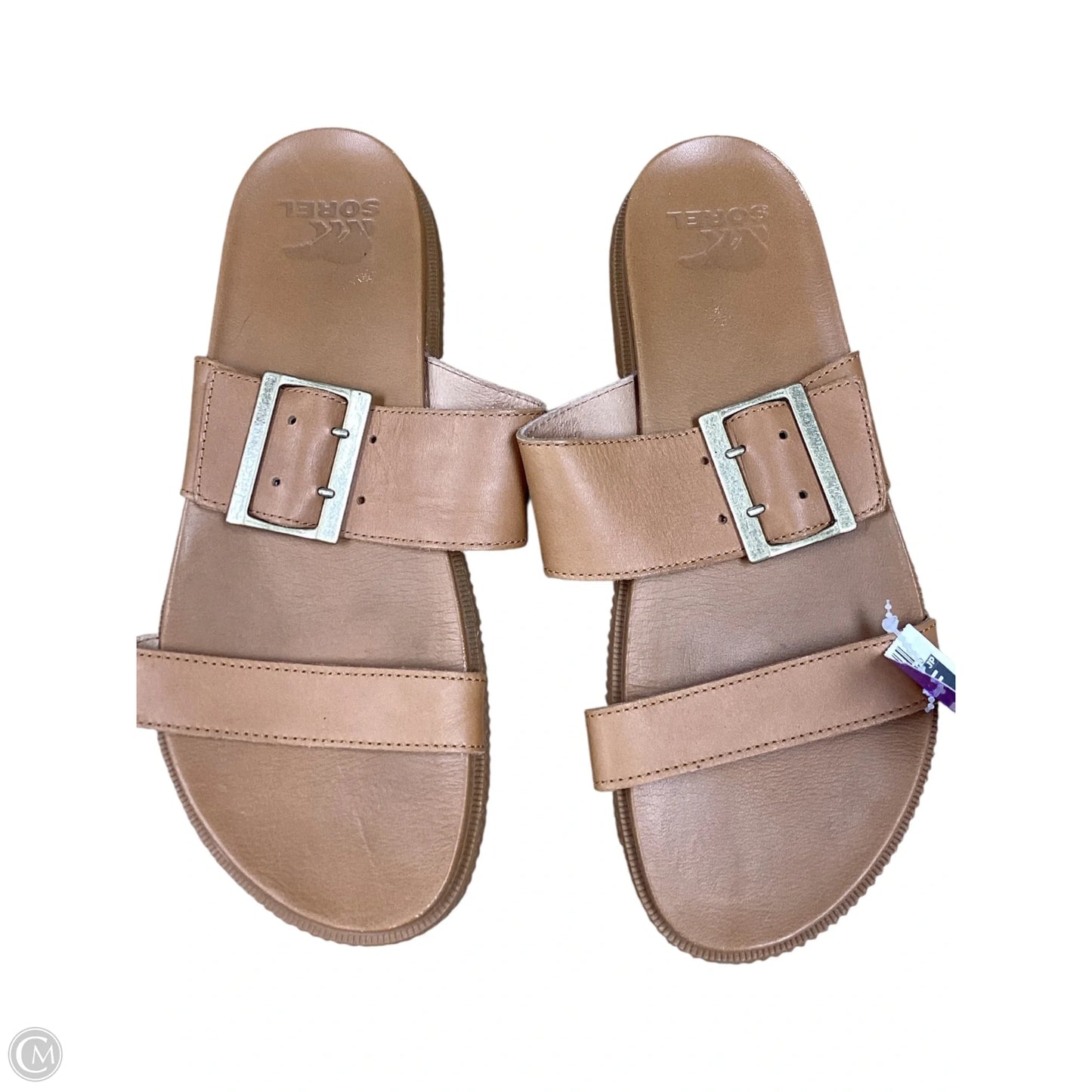 Sandals Heels Platform By Sorel In Brown, Size: 9.5