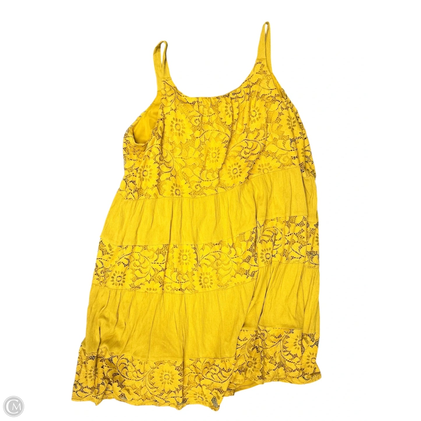 Dress Casual Short By Lane Bryant In Yellow, Size: 4x