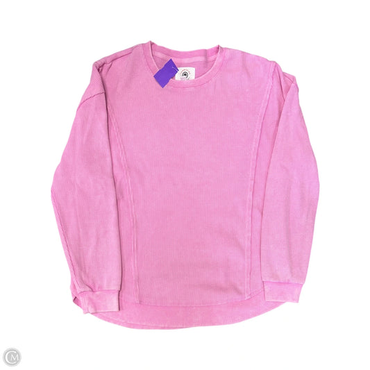 Top Long Sleeve By Sundry In Pink, Size: M
