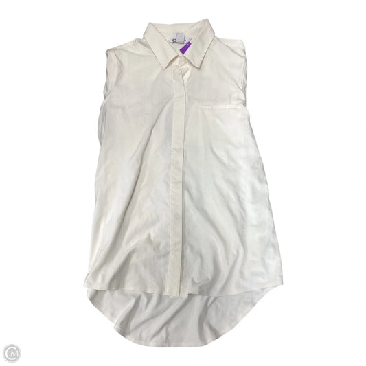 Blouse Long Sleeve By Athleta In Cream, Size: S