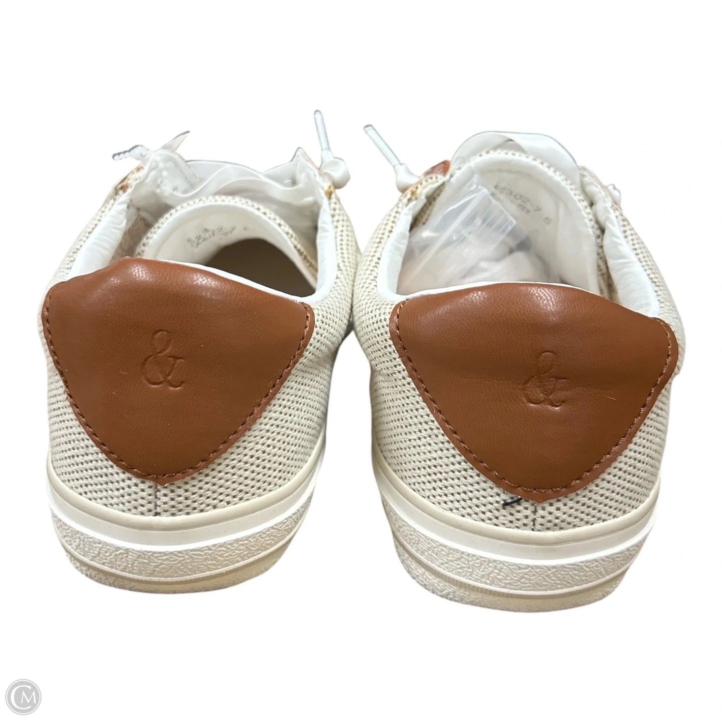 Shoes Sneakers By Cmc In Cream & Tan, Size: 7.5