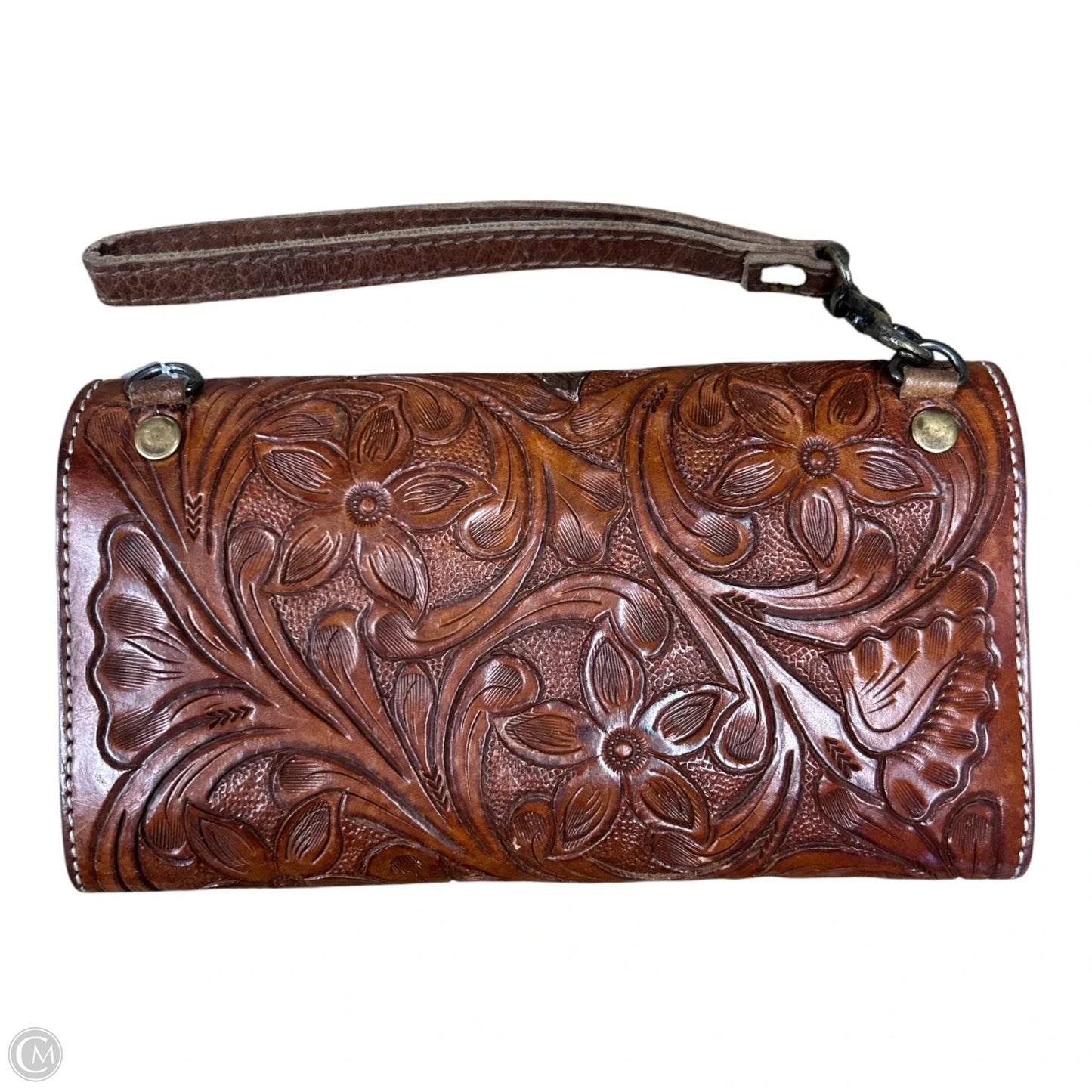 Wallet Leather By Cmc, Size: Large