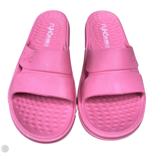 Sandals Flats By Ryka In Pink, Size: 7