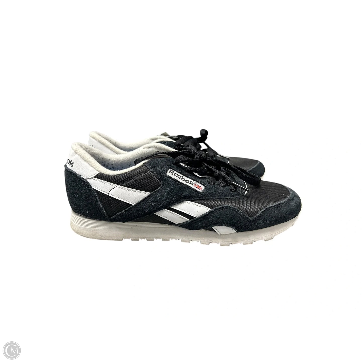 Shoes Sneakers By Reebok In Black & White, Size: 7.5
