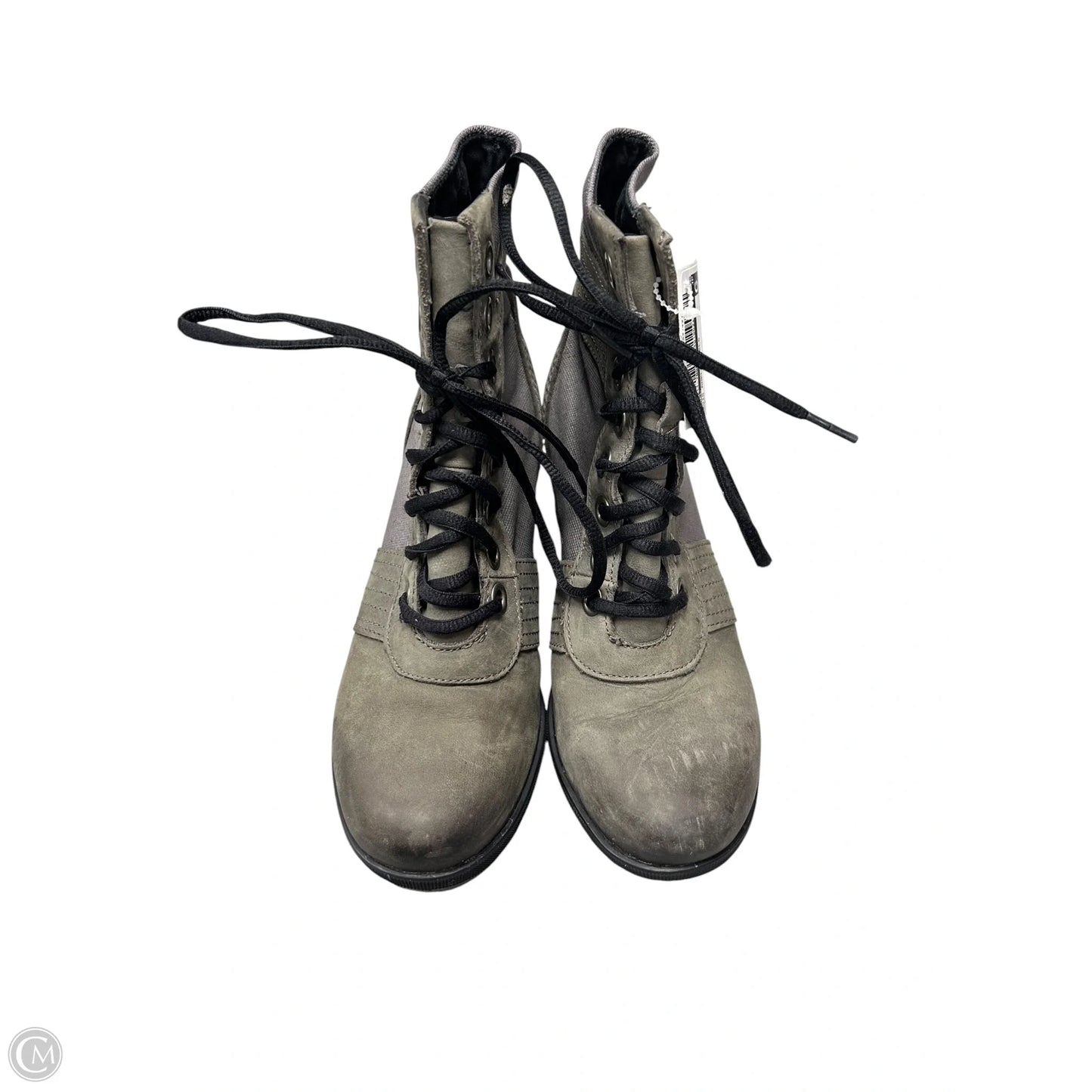 Boots Ankle Heels By Sorel In Green, Size: 7.5