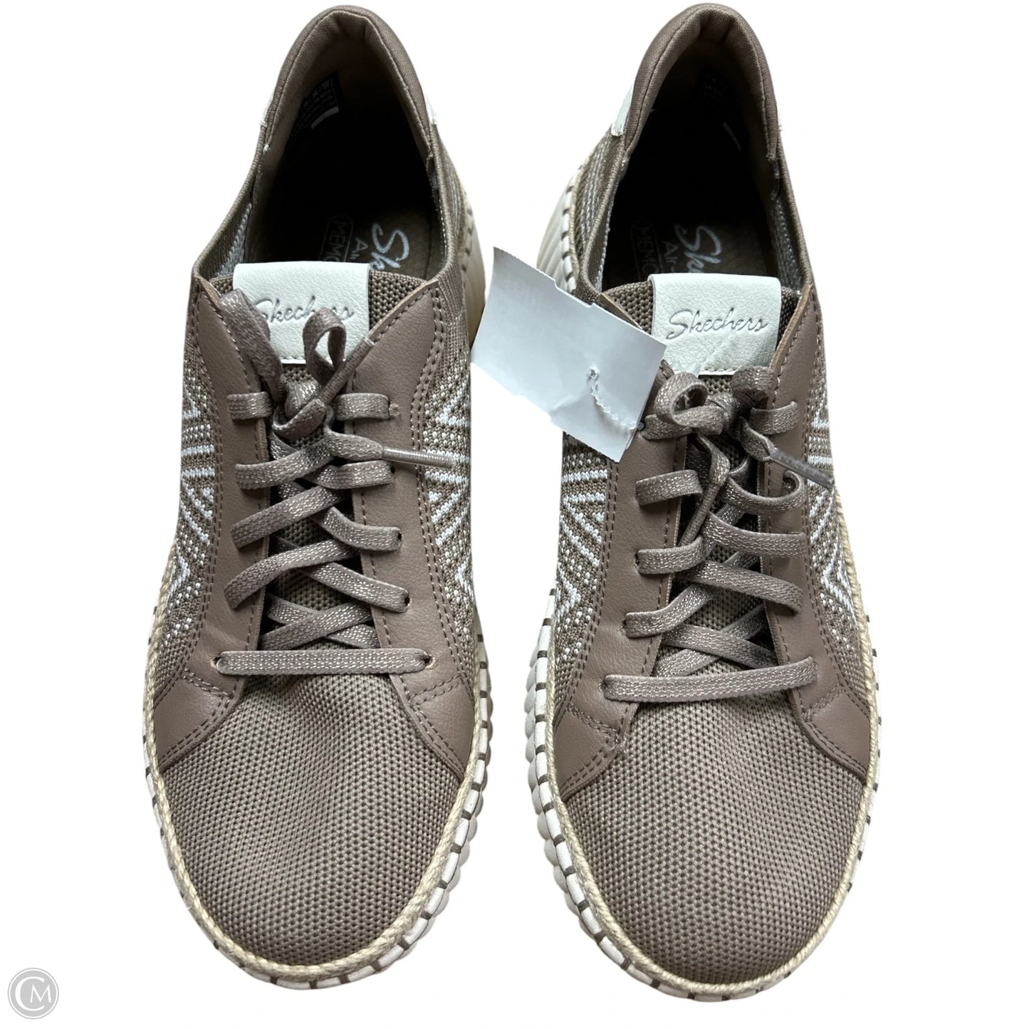Shoes Sneakers By Skechers In Tan, Size: 9