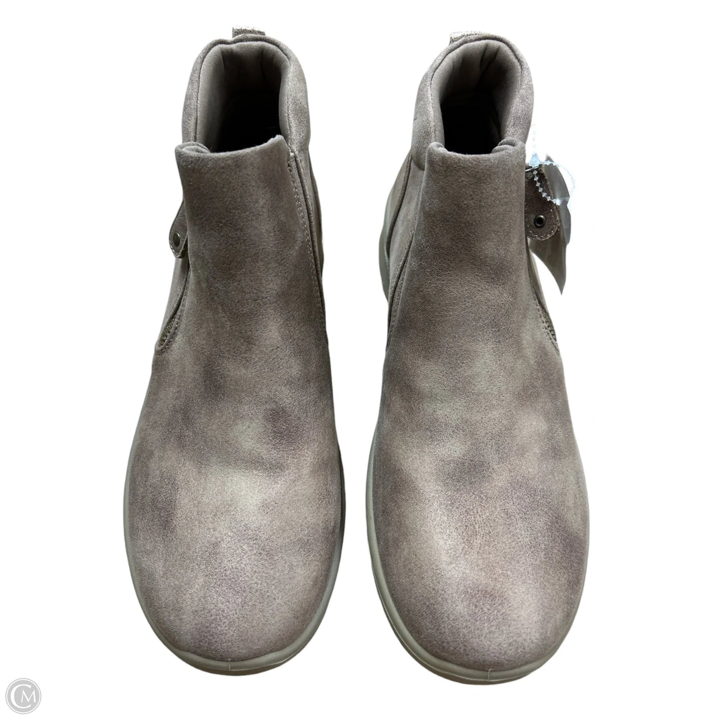 Boots Ankle Flats By Skechers In Tan, Size: 9