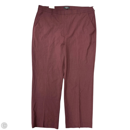 Pants Dress By Banana Republic In Maroon, Size: 20