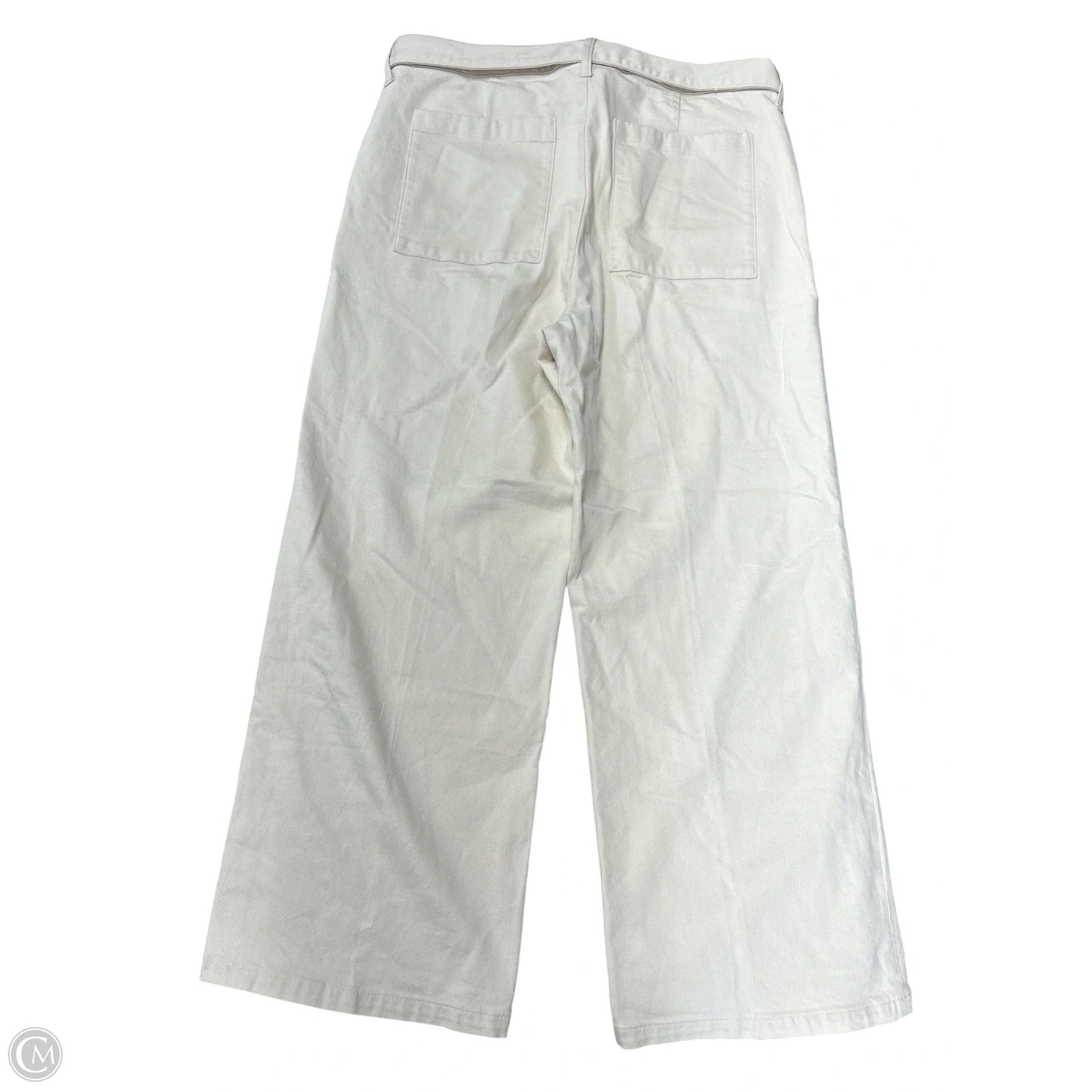 Jeans Wide Leg By J. Crew In Cream, Size: 16