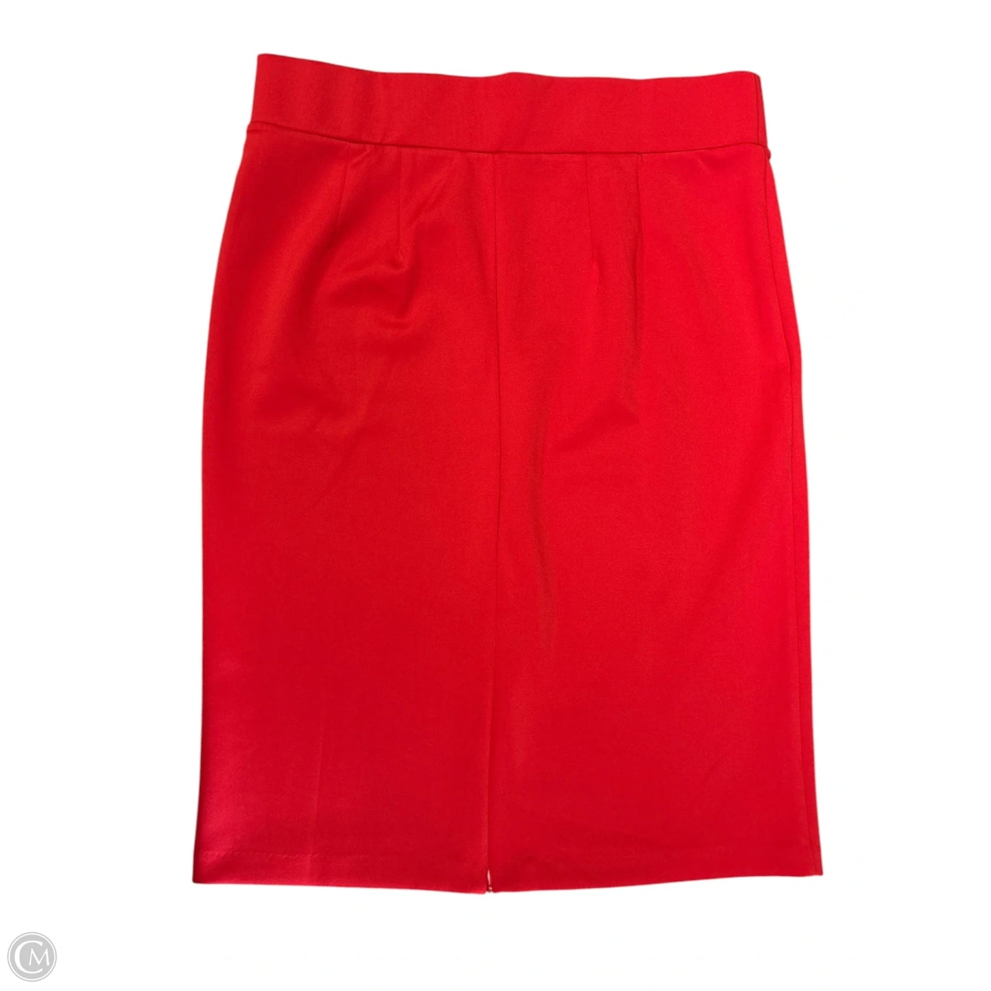 Skirt Midi By Eloquii In Red, Size: 18