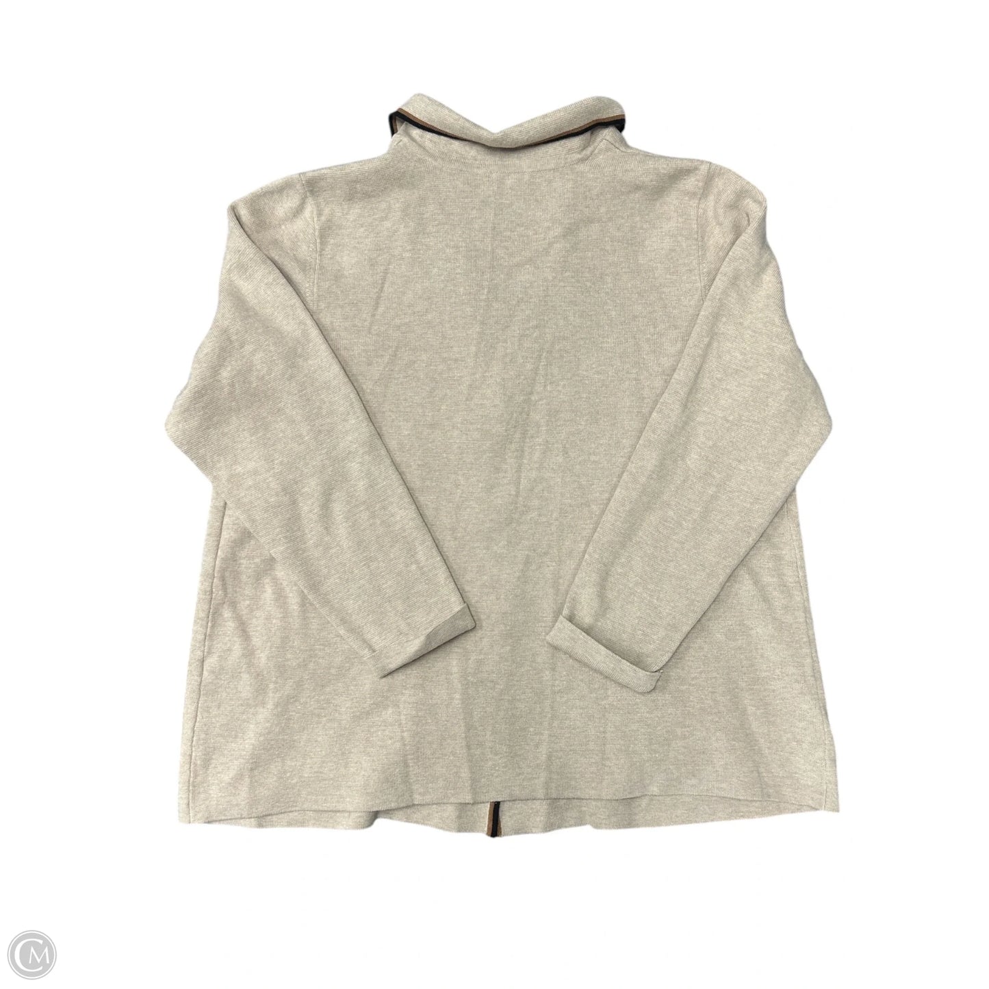 Sweater Cardigan By J. Jill In Beige, Size: Xl