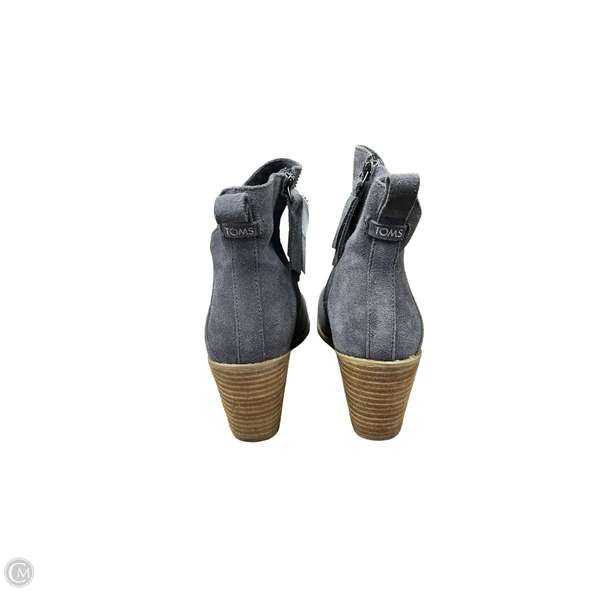 Boots Ankle Heels By Toms In Grey, Size: 8