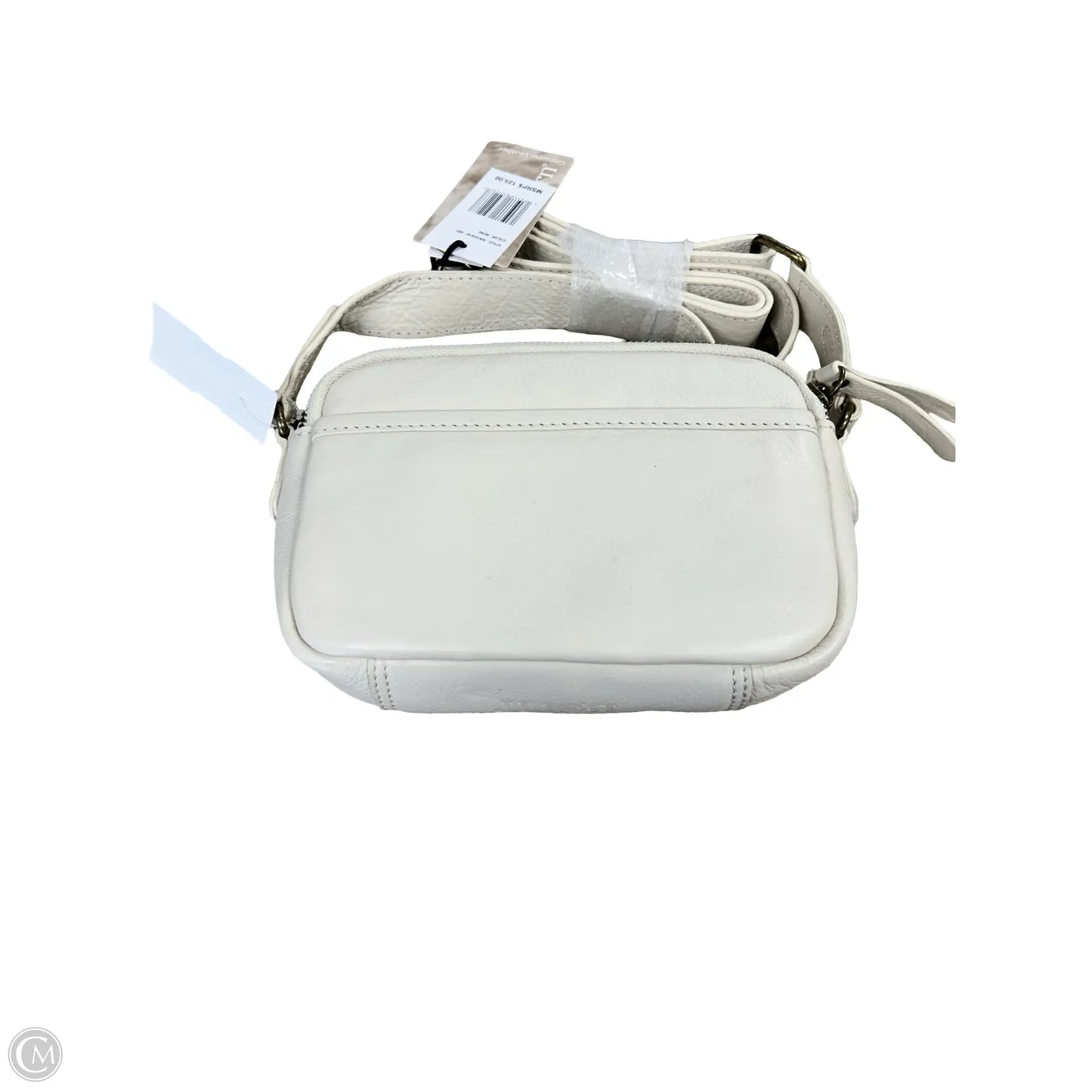 Handbag Leather By Born, Size: Medium