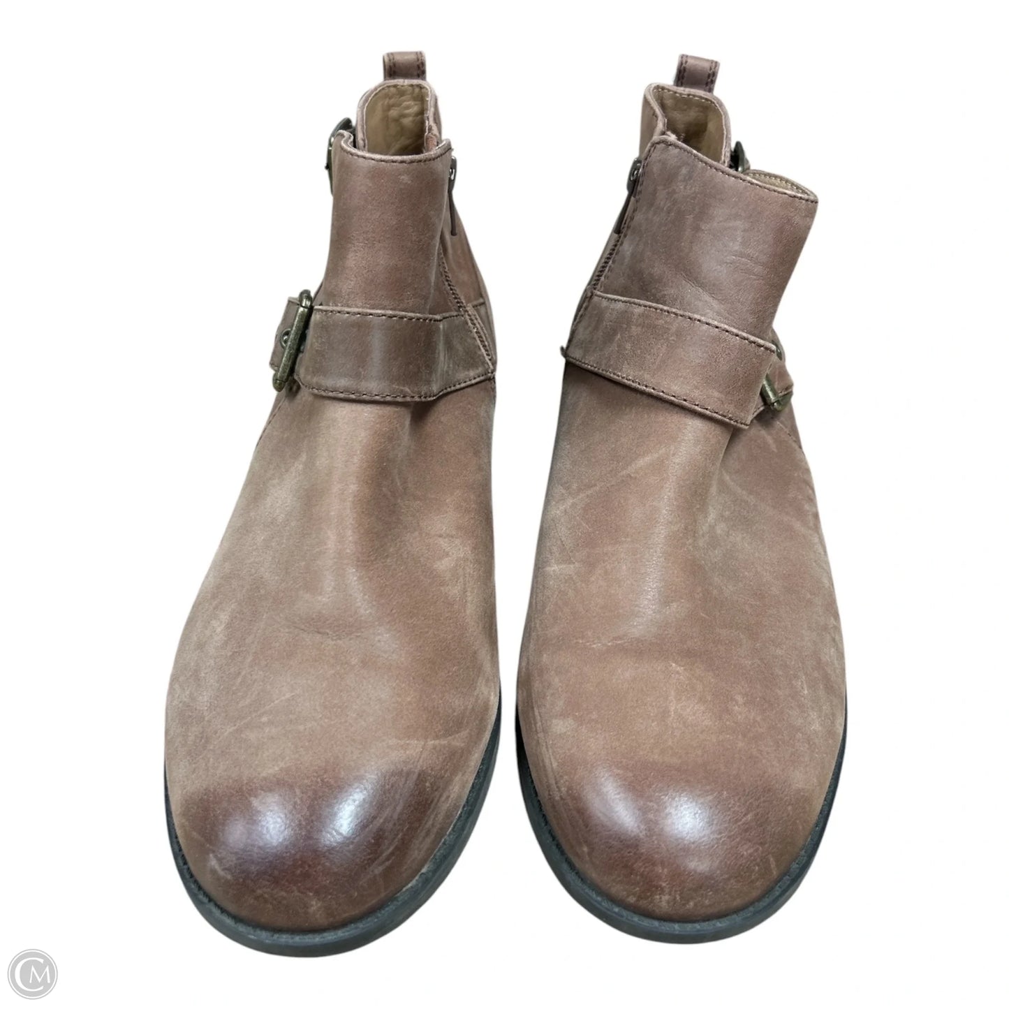 Boots Ankle Flats By Vionic In Brown, Size: 11