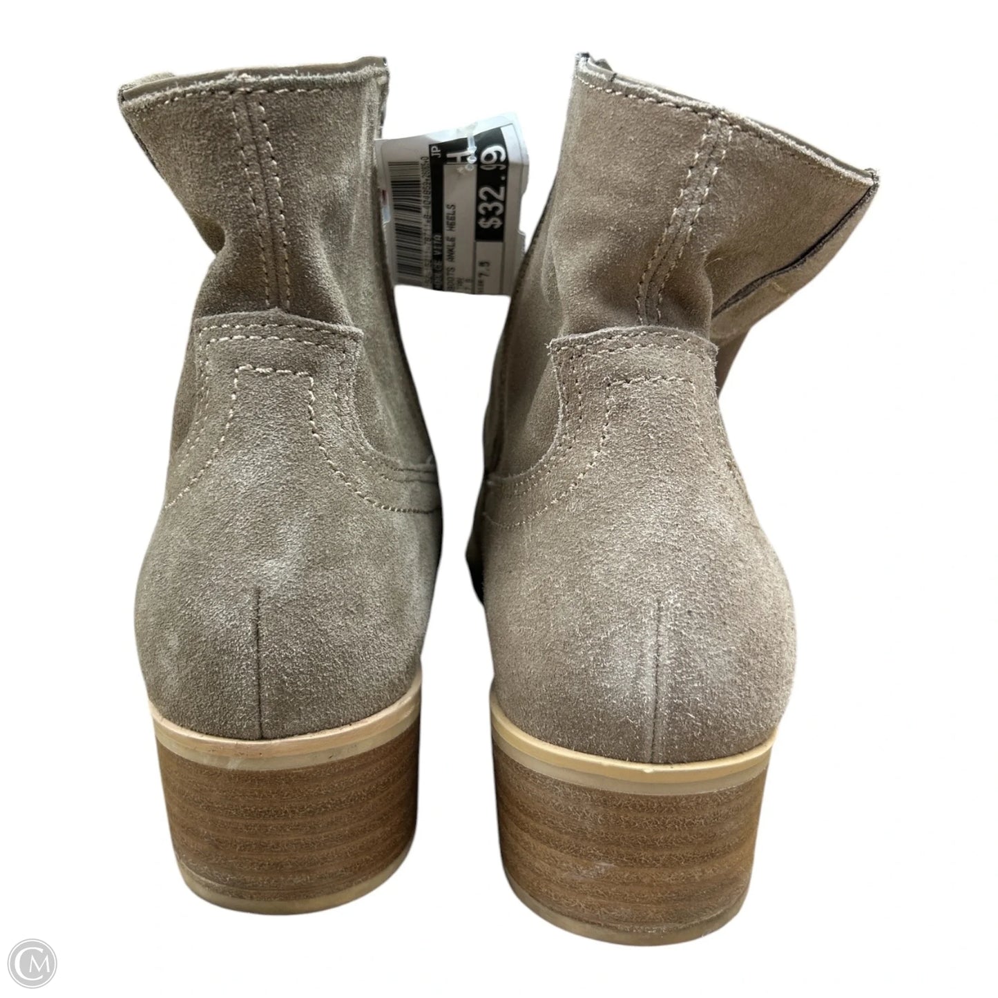 Boots Ankle Heels By Dolce Vita In Tan, Size: 7.5