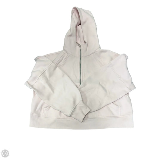 Sweatshirt Hoodie By Lululemon In Pink, Size: M