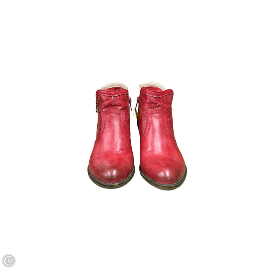 Boots Ankle Heels By Corkys In Red, Size: 8