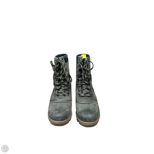 Boots Ankle Heels By Sorel In Green, Size: 8