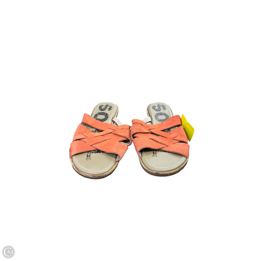 Sandals Flats By Sorel In Orange, Size: 8.5