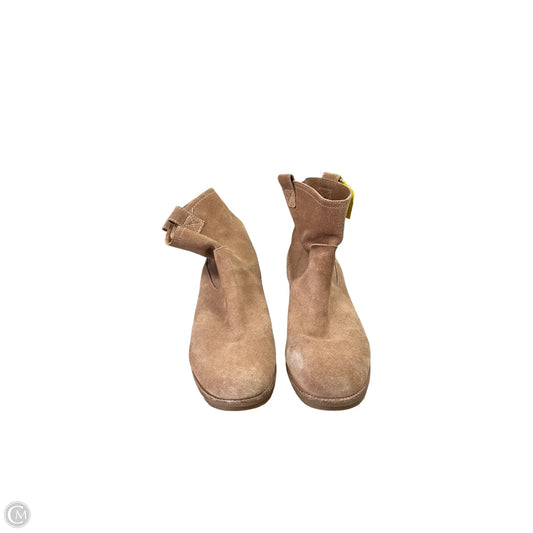 Boots Ankle Heels By Sorel In Tan, Size: 8.5