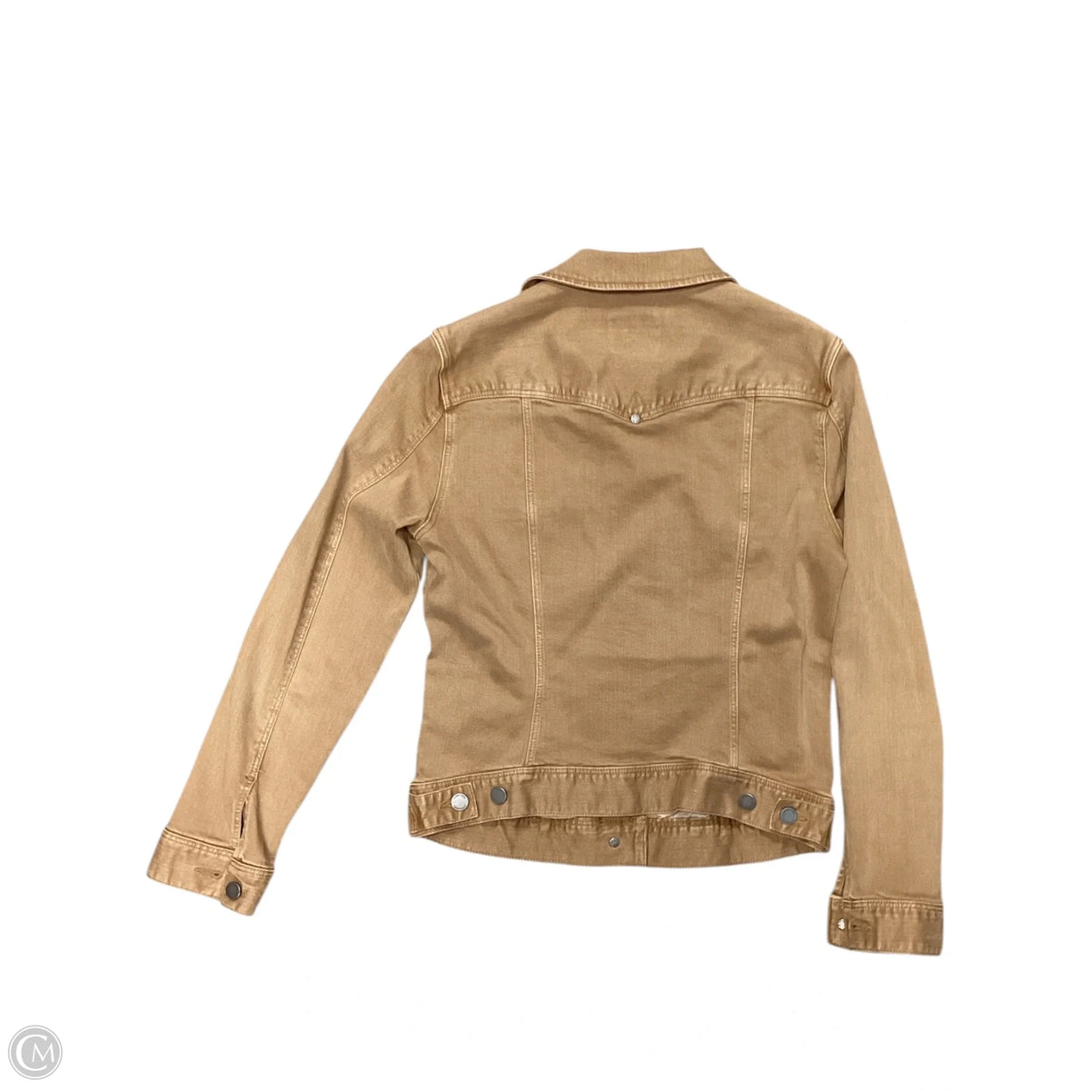 Jacket Denim By Liverpool In Brown Denim, Size: S