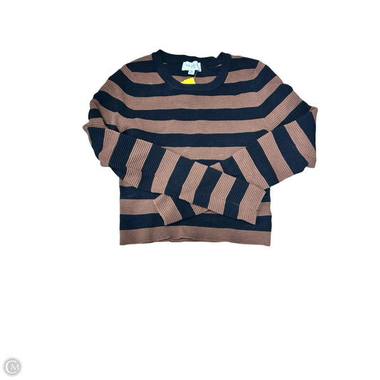 Top Long Sleeve By Cmb In Black & Brown, Size: M