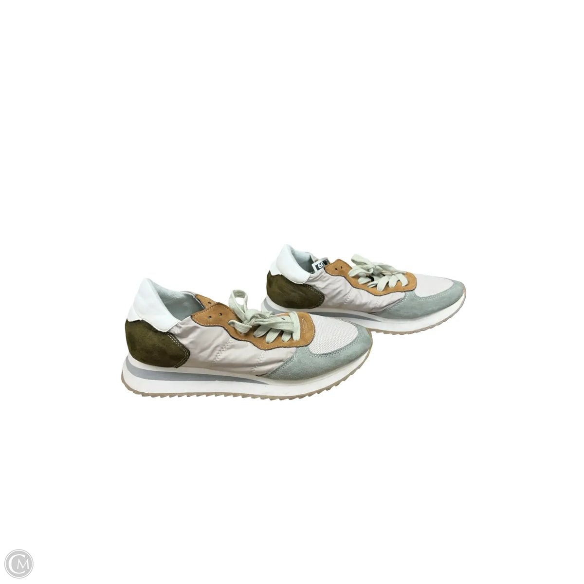 Shoes Sneakers By Shu Shop In Cream & Green, Size: 8