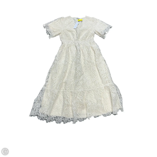 Dress Party Midi By Baltic Born In Cream, Size: L
