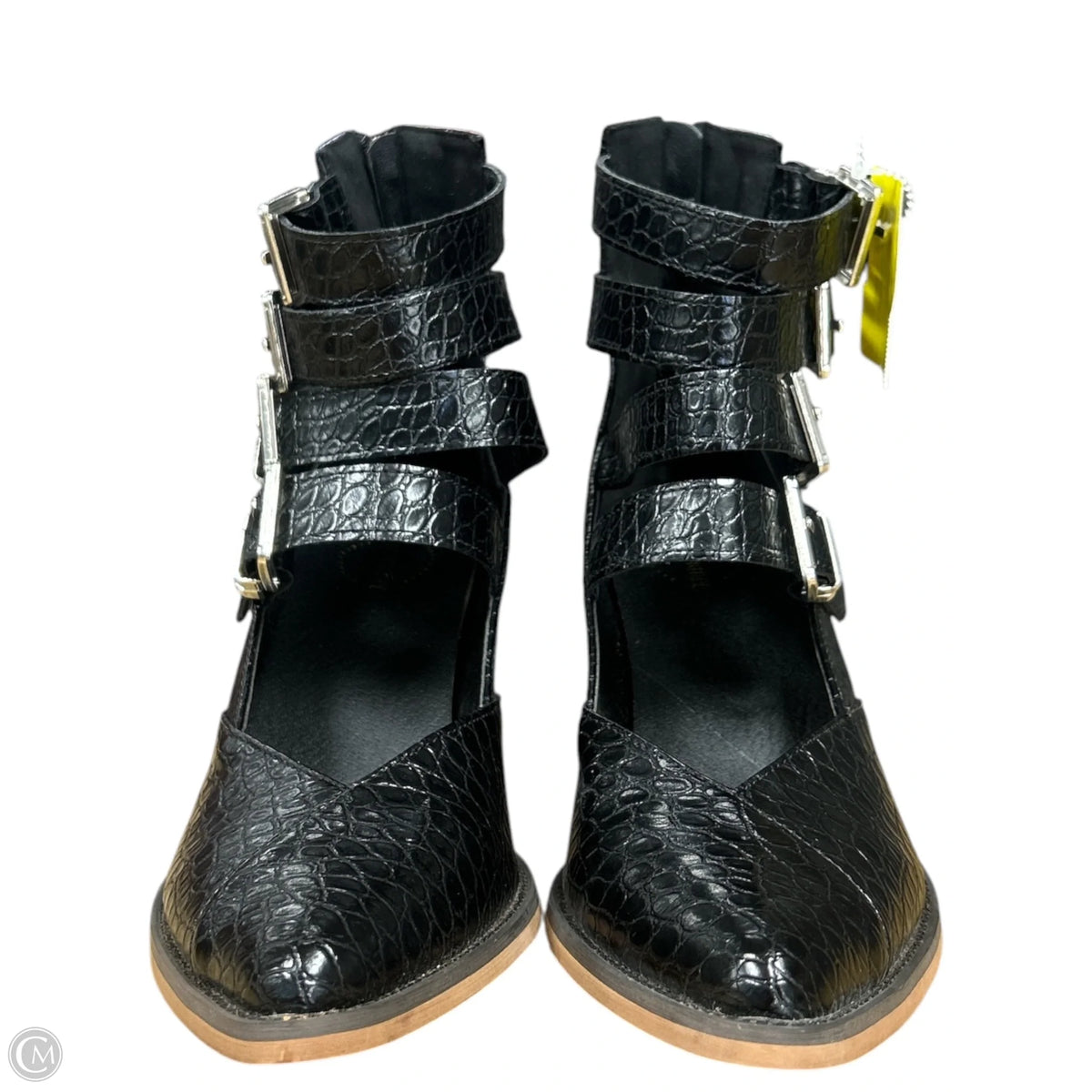 Boots Ankle Heels By Cmc In Black, Size: 8.5