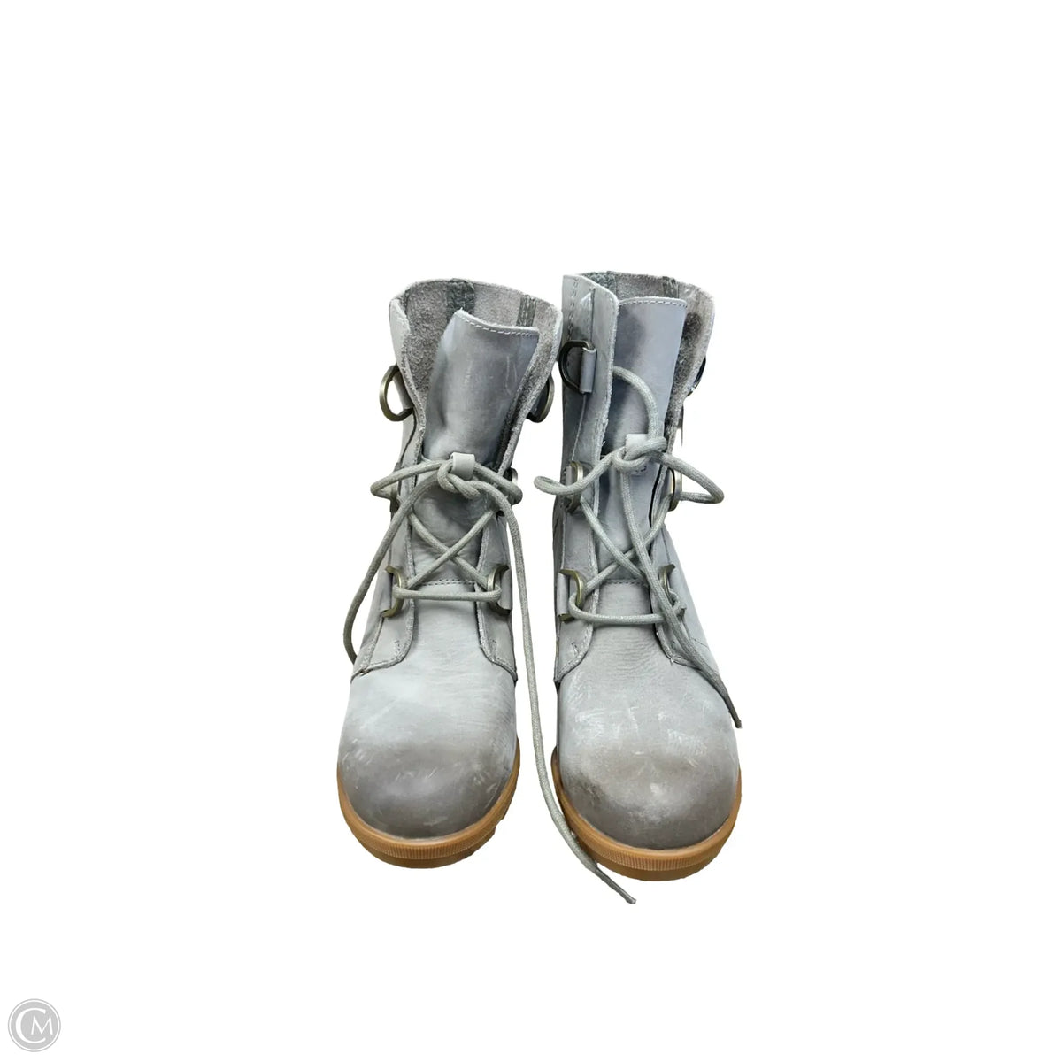 Boots Ankle Heels By Sorel In Tan, Size: 6.5