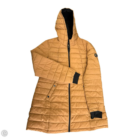 Coat Puffer & Quilted By Hfx In Brown, Size: Xl
