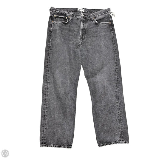Jeans Designer By Agolde In Black Denim, Size: 10